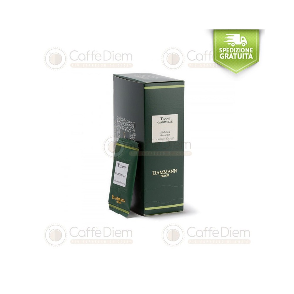 DAMMANN FRERES TISANE CAMOMILLE CAMOMILLA - 24 BUSTINE CRISTAL
