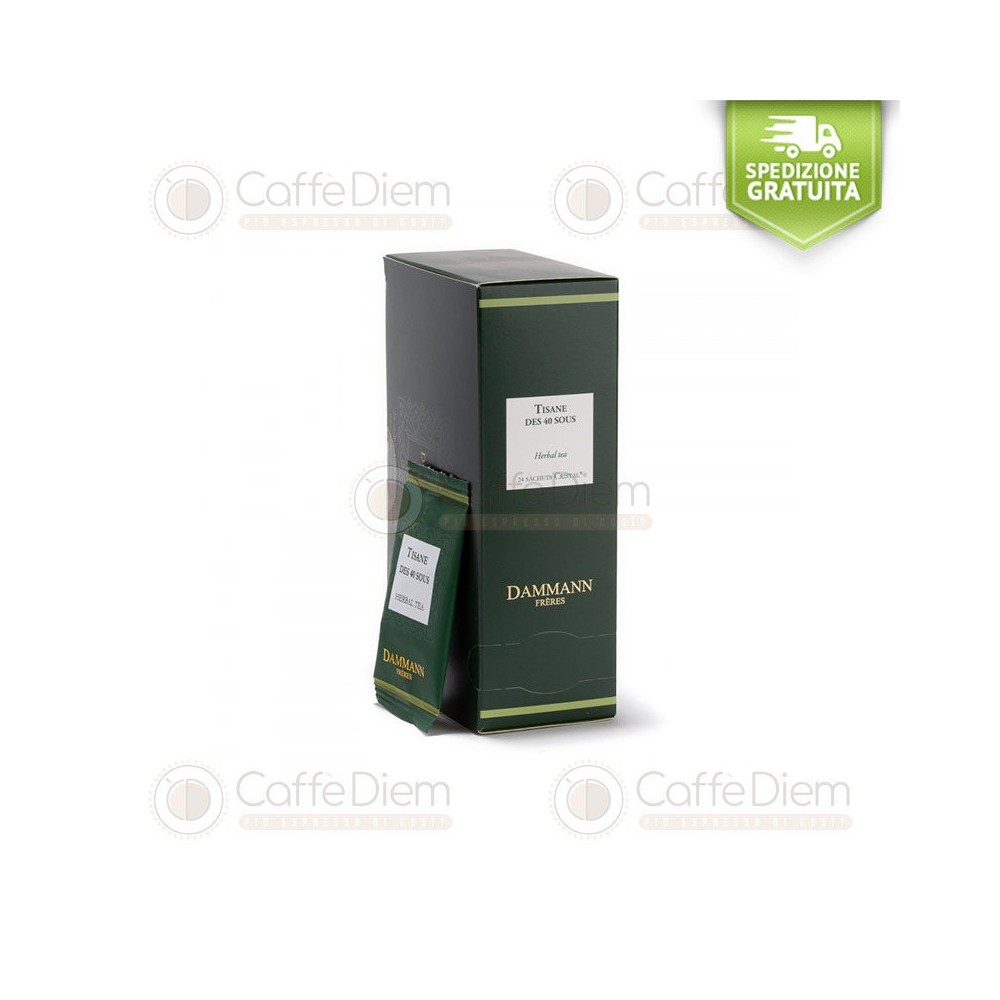 DAMMANN FRERES TISANE DES 40 SOUS - 24 BUSTINE CRISTAL