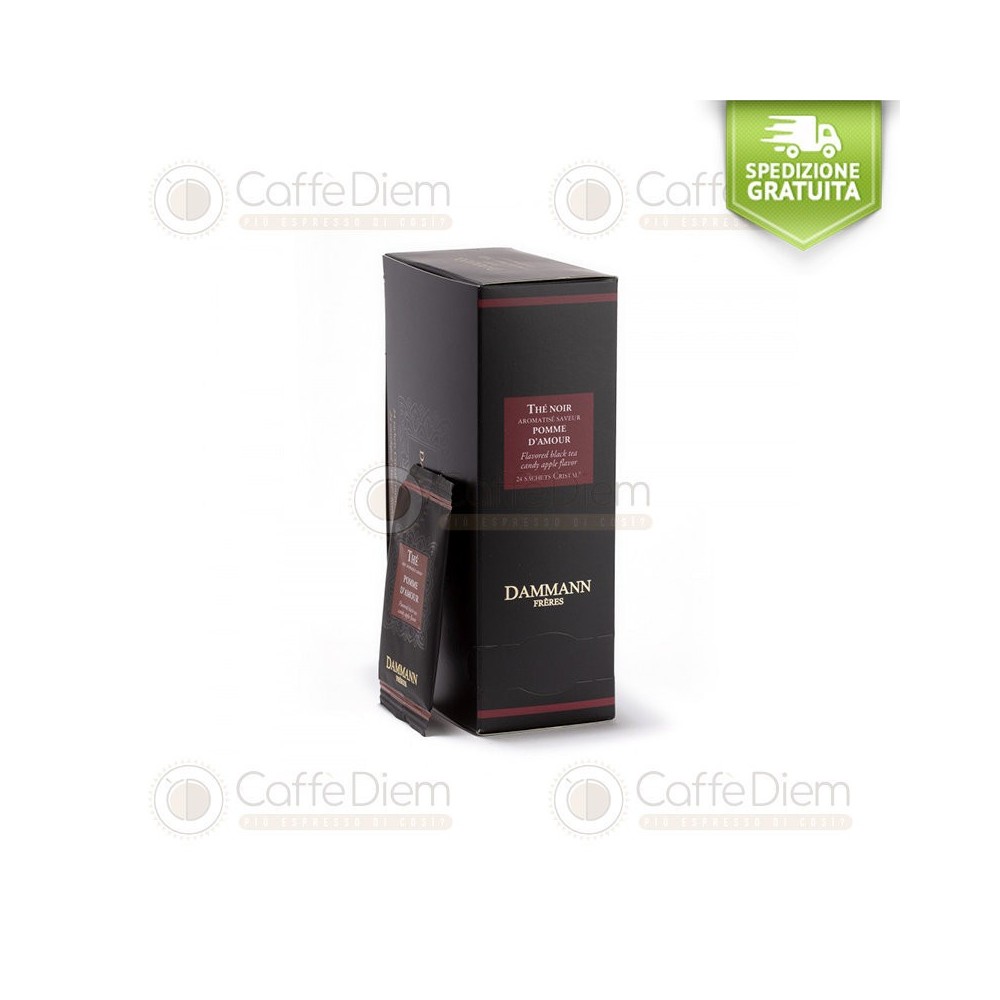 DAMMANN FRERES TISANE POMME D'AMOUR - 24 BUSTINE CRISTAL