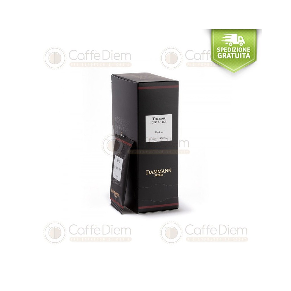 DAMMANN FRERES THE NERO CEYLAN OP - 24 BUSTINE CRISTAL