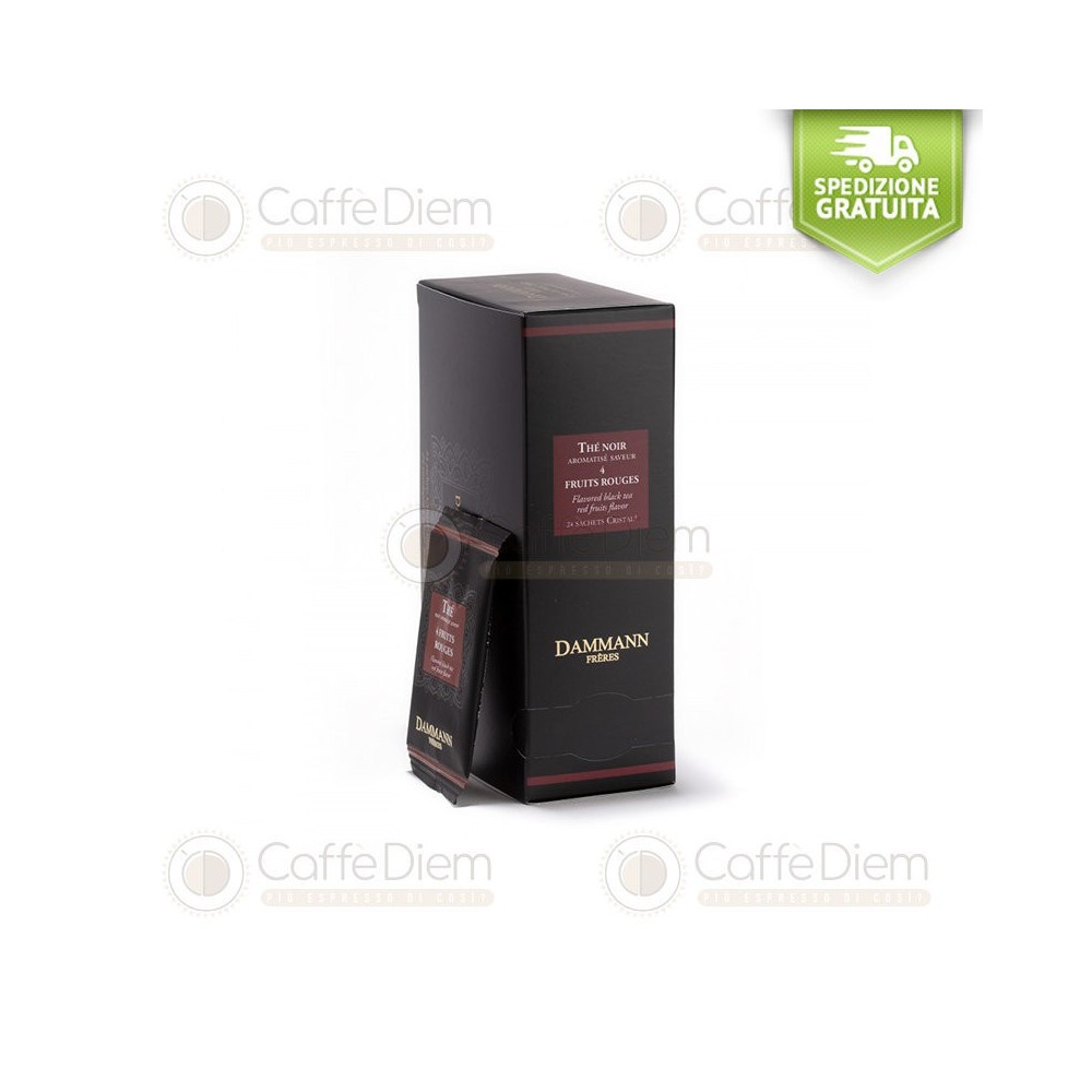 DAMMANN FRERES 4 FRUITS ROUGES - 24 BUSTINE CRISTAL