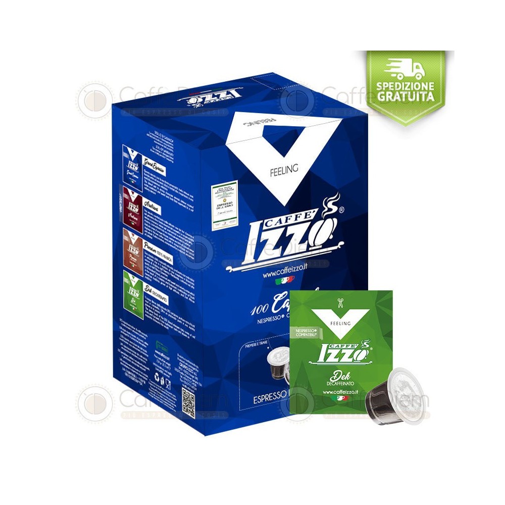 Capsule Compatibili nespresso Izzo decaffeinato