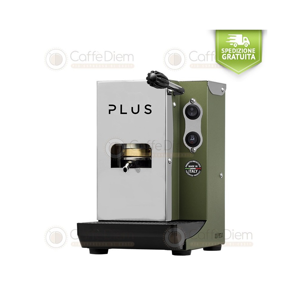 Macchina Caffè Aroma Plus a Cialde - VERDE MILITARE