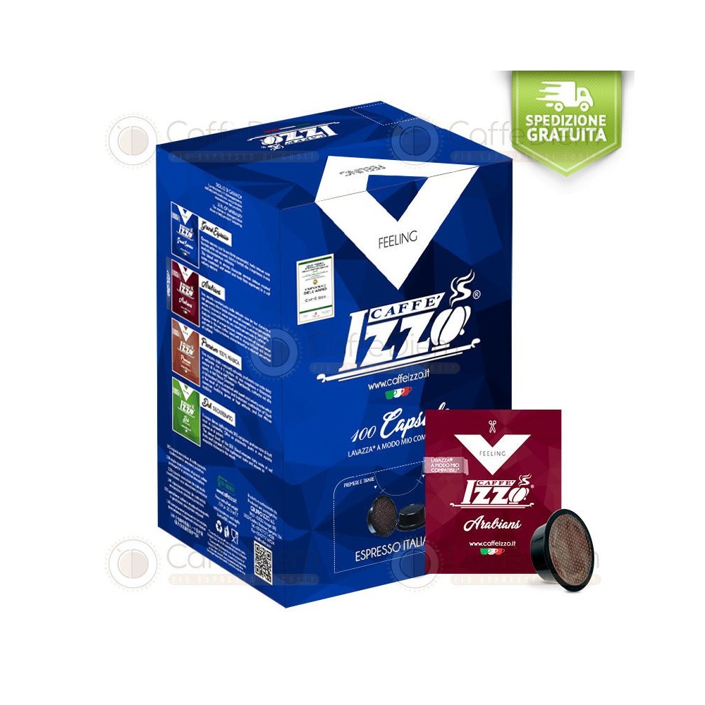 Izzo ARABIANS 400 CAPSULE COMPATIBILI LAVAZZA A MODO MIO