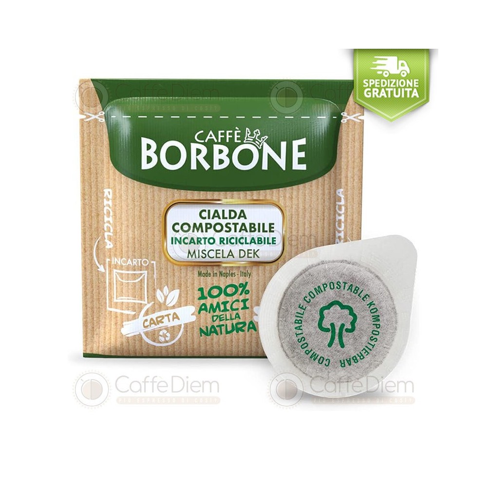 Offerta cialde caffè borbone decaffeinato
