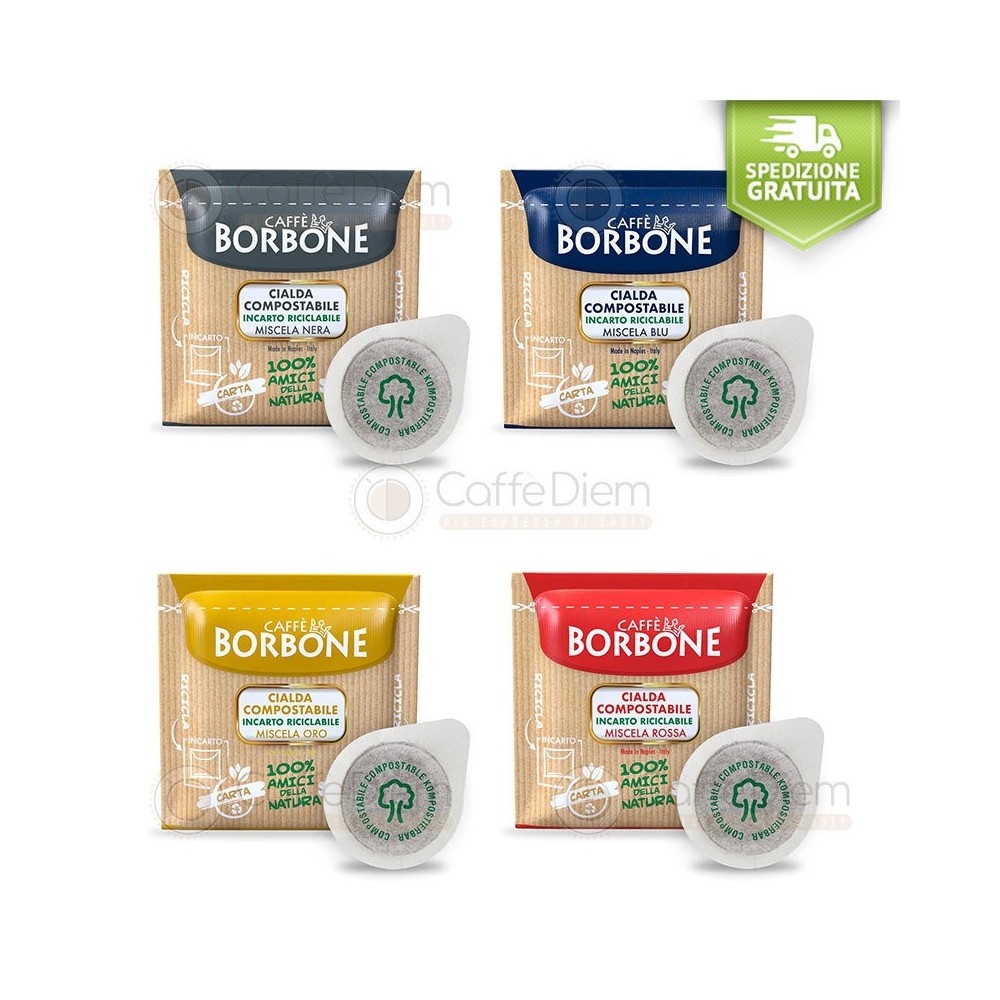 Cialde caffe borbone prova