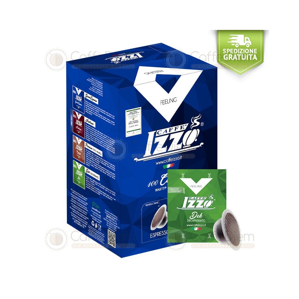Capsule Bialetti Compatibili Izzo Dek Decaffeinato