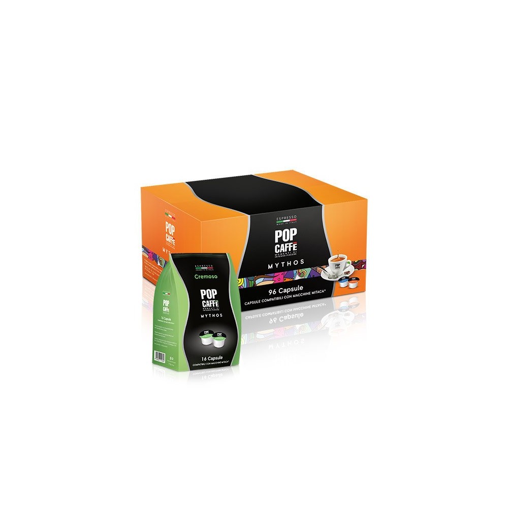 POP CAFFE' E-TUO CREMOSO BLEND-100 CAPSULES COMPATIBLE WITH MITACA MPS