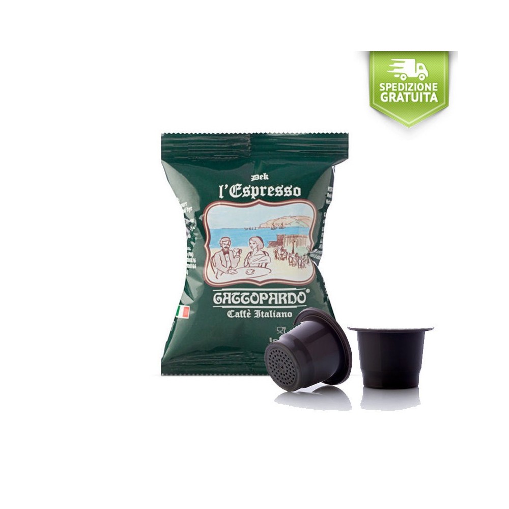 Toda Gattopardo capsule compatibili nespresso dek