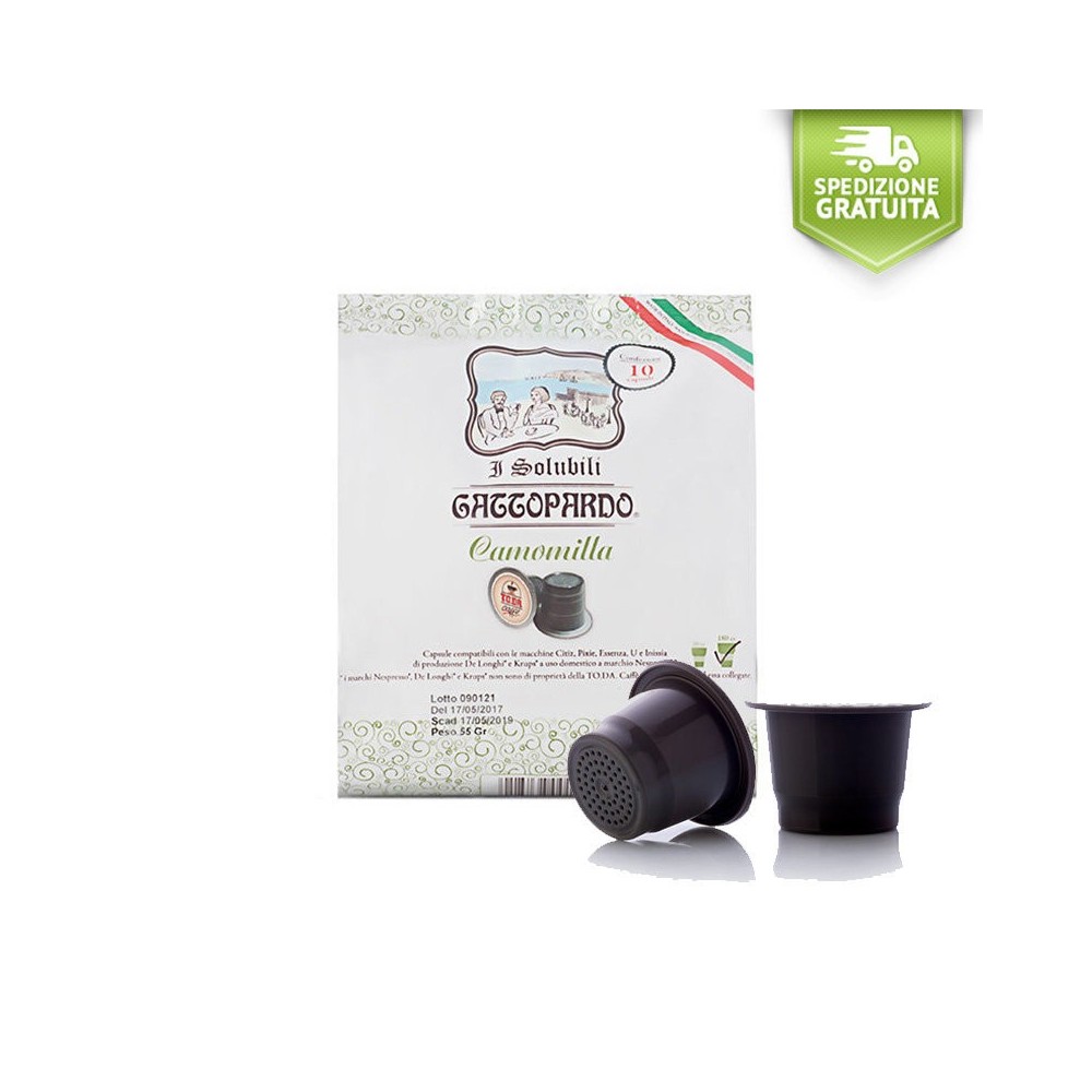 Toda Gattopardo capsule compatibili nespresso CAMOMILLA