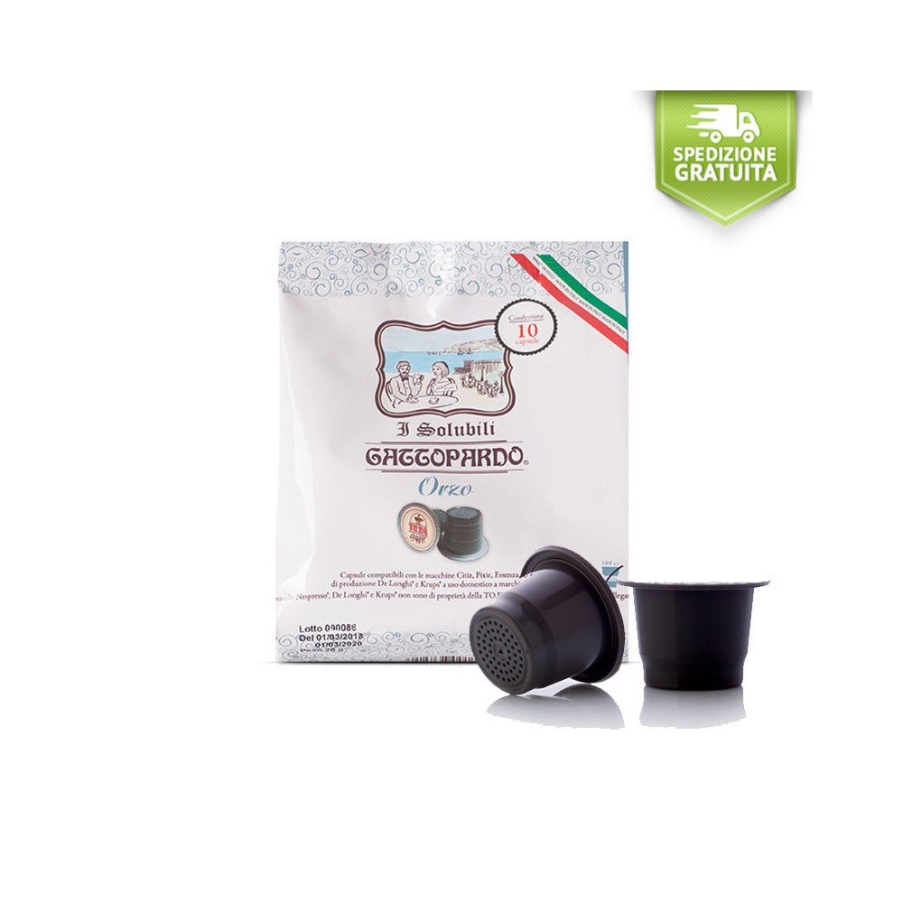 Toda Gattopardo capsule compatibili nespresso ORZO