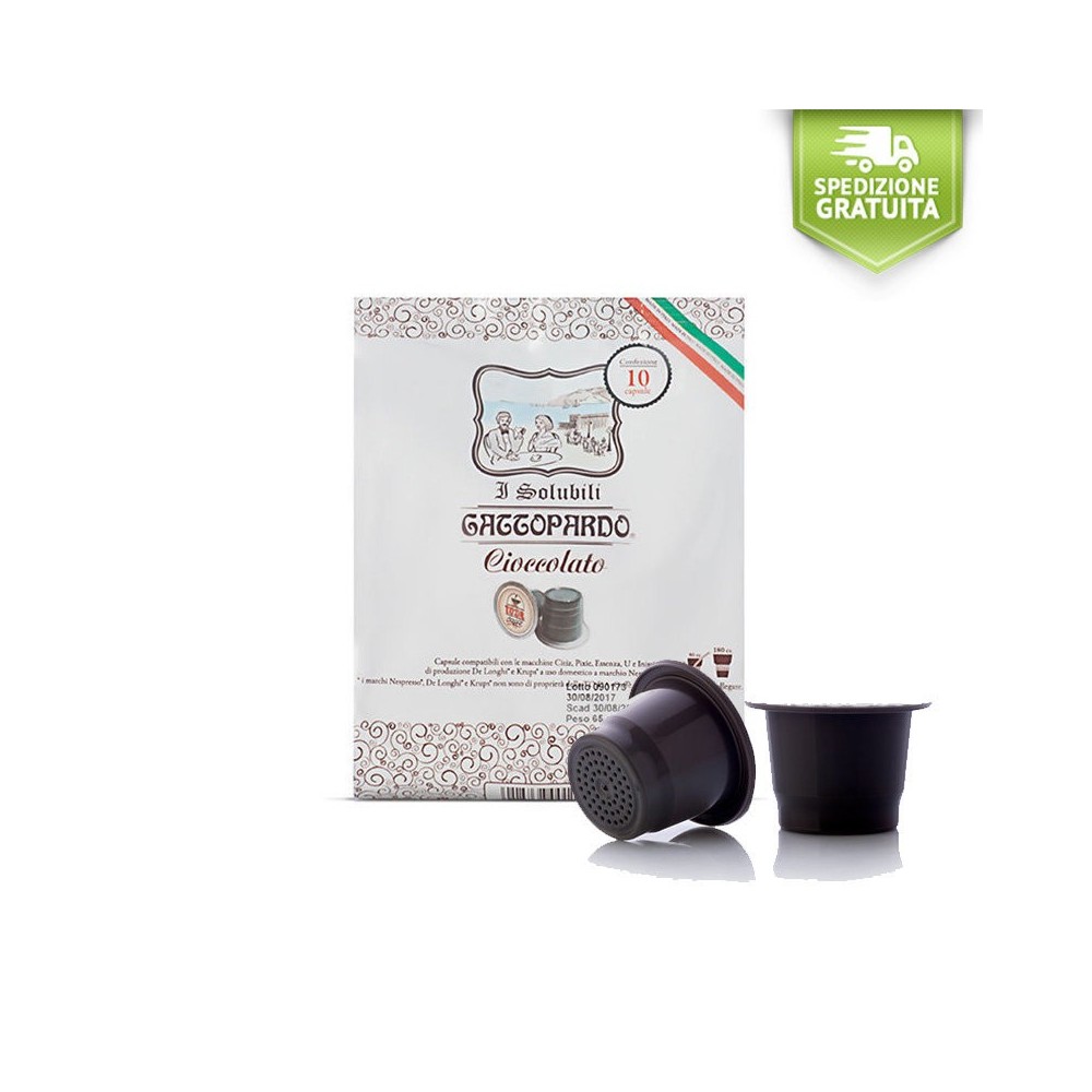 Capsule Compatibili Nespresso al CIOCCOLATo Gattopardo
