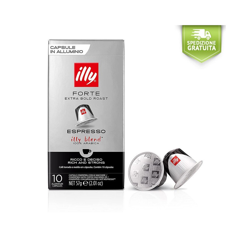 100 Capsules Nespresso illy Compatible Extra Bold Roast