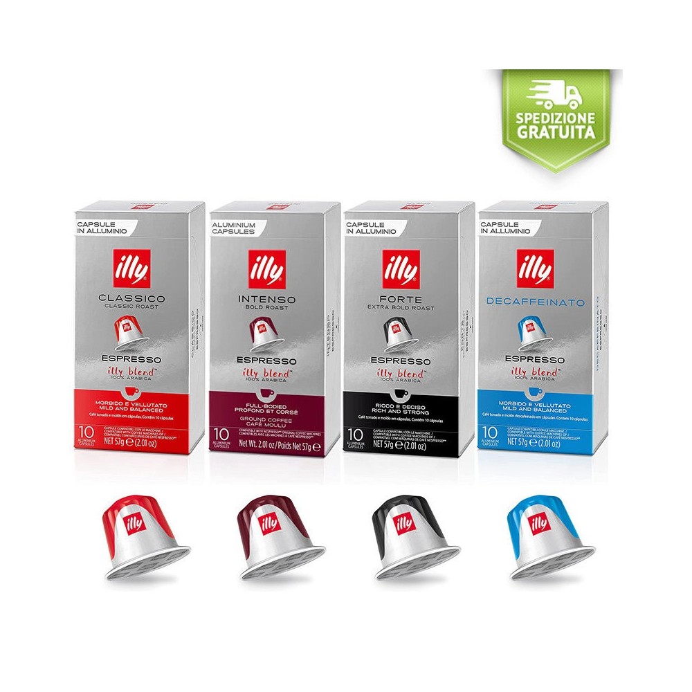 100 Capsules Nespresso illy Compatible Tasting Kit