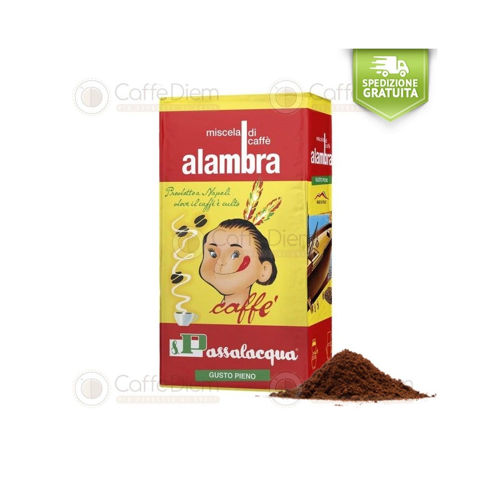 Caffè Moka Passalacqua Macinato Alambra 1 Kg