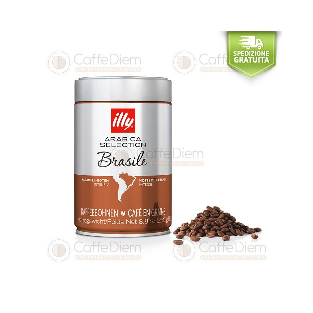 Caffè illy in grani 1Kg BRASILE