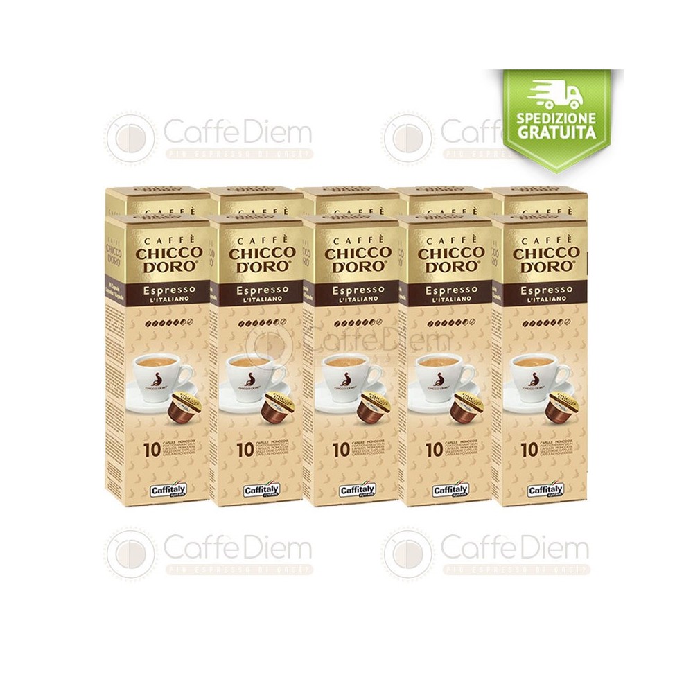 Caffitaly Chicco d'Oro L'Italiano 100 Capsule