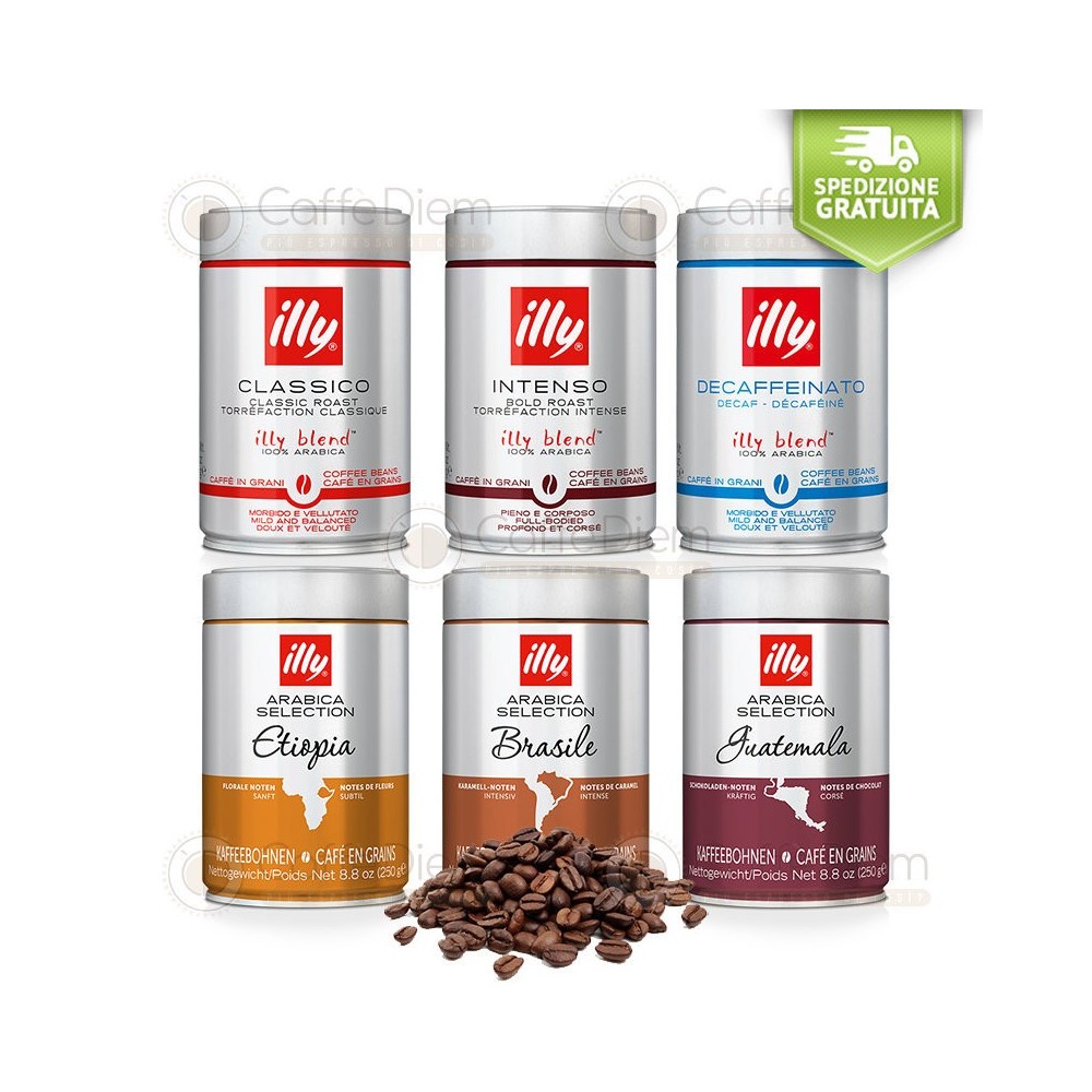 Caffè illy in grani Kit Prova Completo