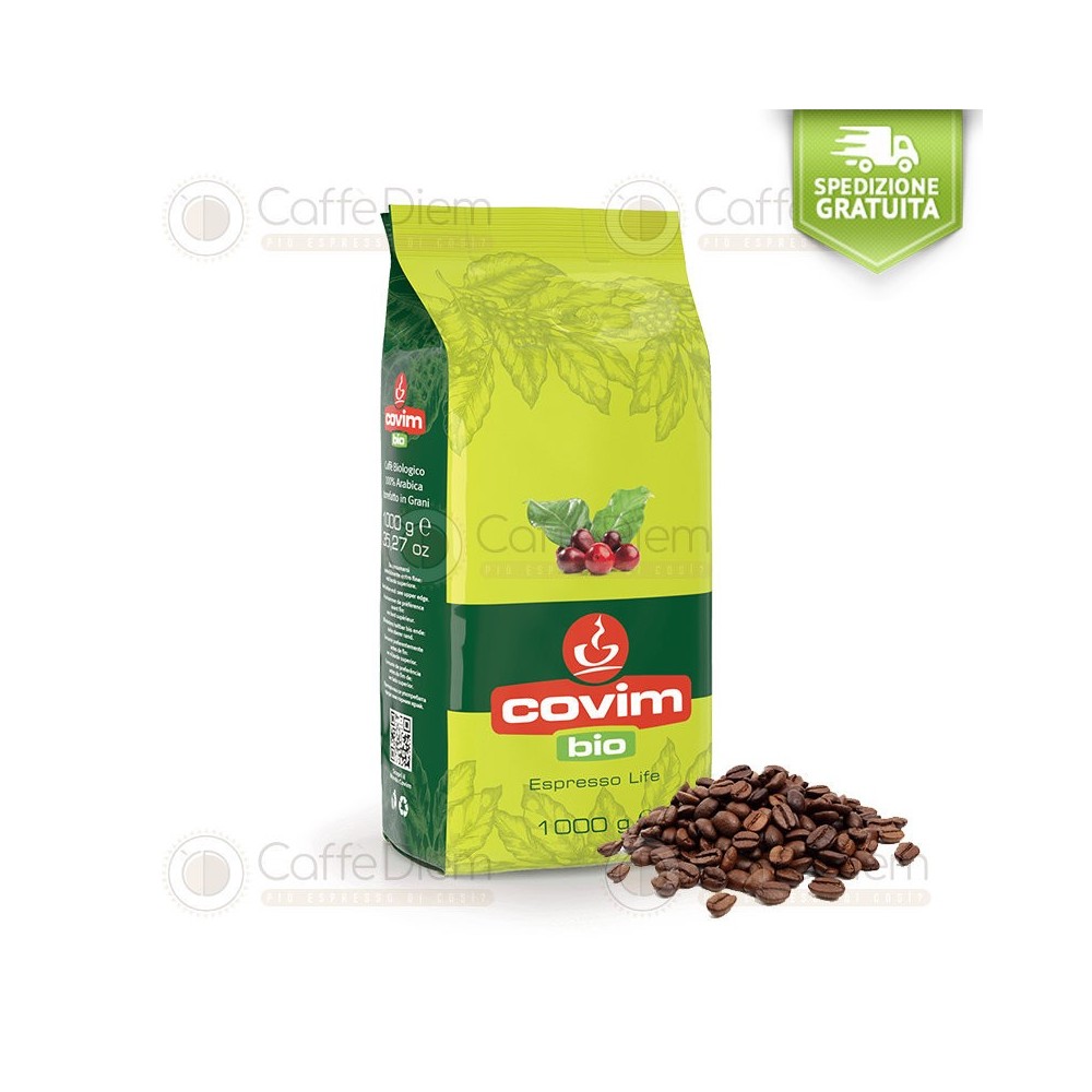 Caffè in Grani Covim 3 kg BIOLOGICO