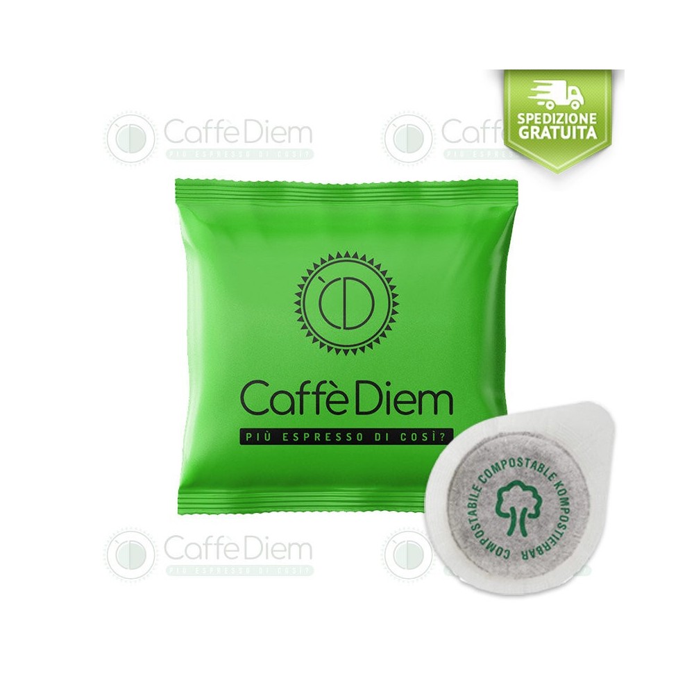 CAFFE' DIEM ESE PODS- 2 BOX OF 150 PAPER PODS DEK BLEND