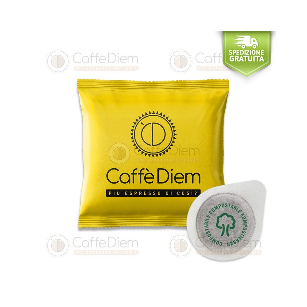 CAFFE' DIEM ESE PODS- BOX OF 150 PAPER PODS ORO BLEND
