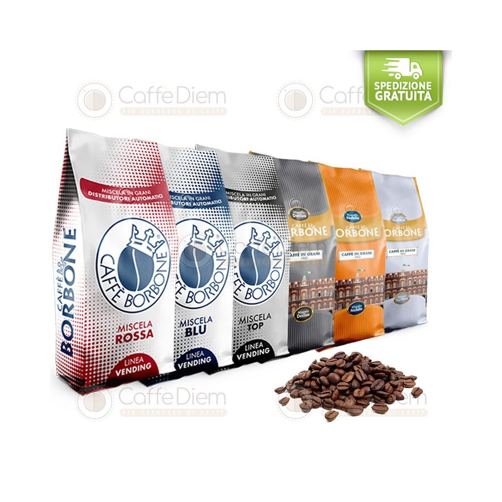 Caffè in Grani Borbone Kit Degustazione 6Kg