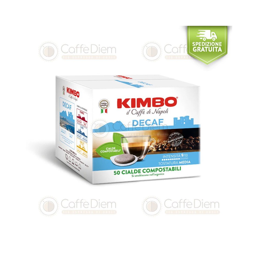 Cialde Kimbo 150 Miscela DECAFFEINATO DEK BAR
