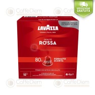 Capsule Lavazza 80 compatibili Nespresso QUALITA ROSSA