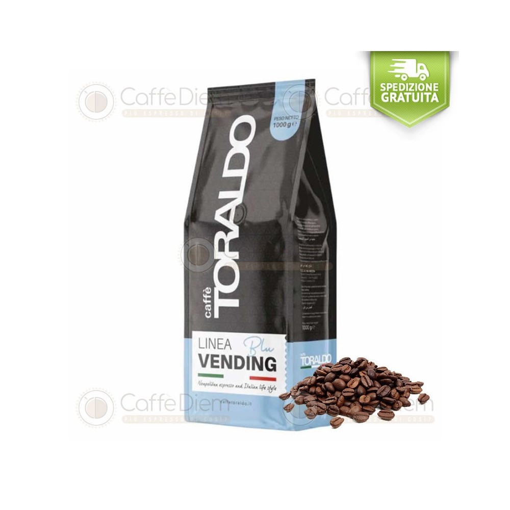 Toraldo Caffè in Grani Chicchi 3 Kg Linea Blu