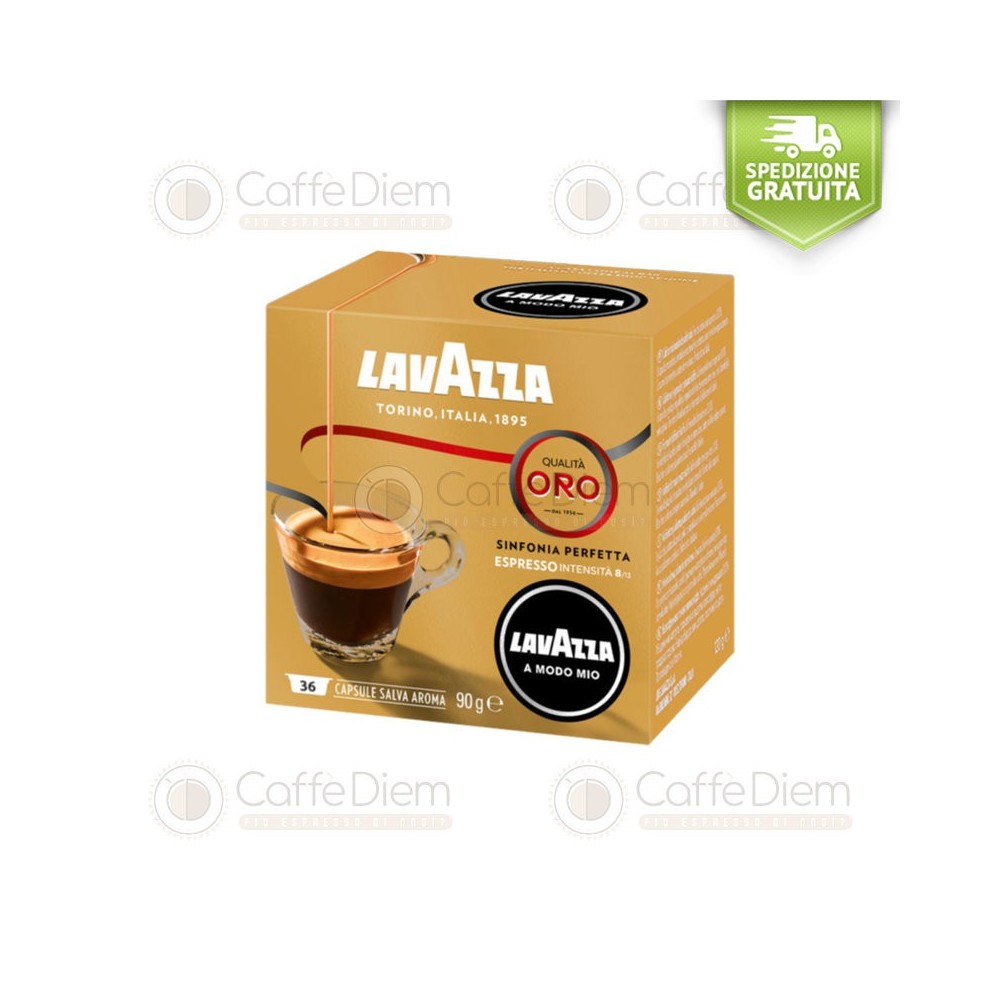 Lavazza A Modo Mio Qualità Oro Gold Quality Blend 360 Coffee Capsules