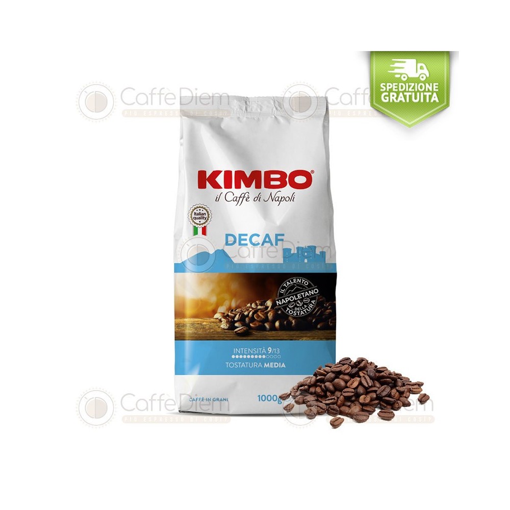 Kimbo Coffee Beans Dek Decaff