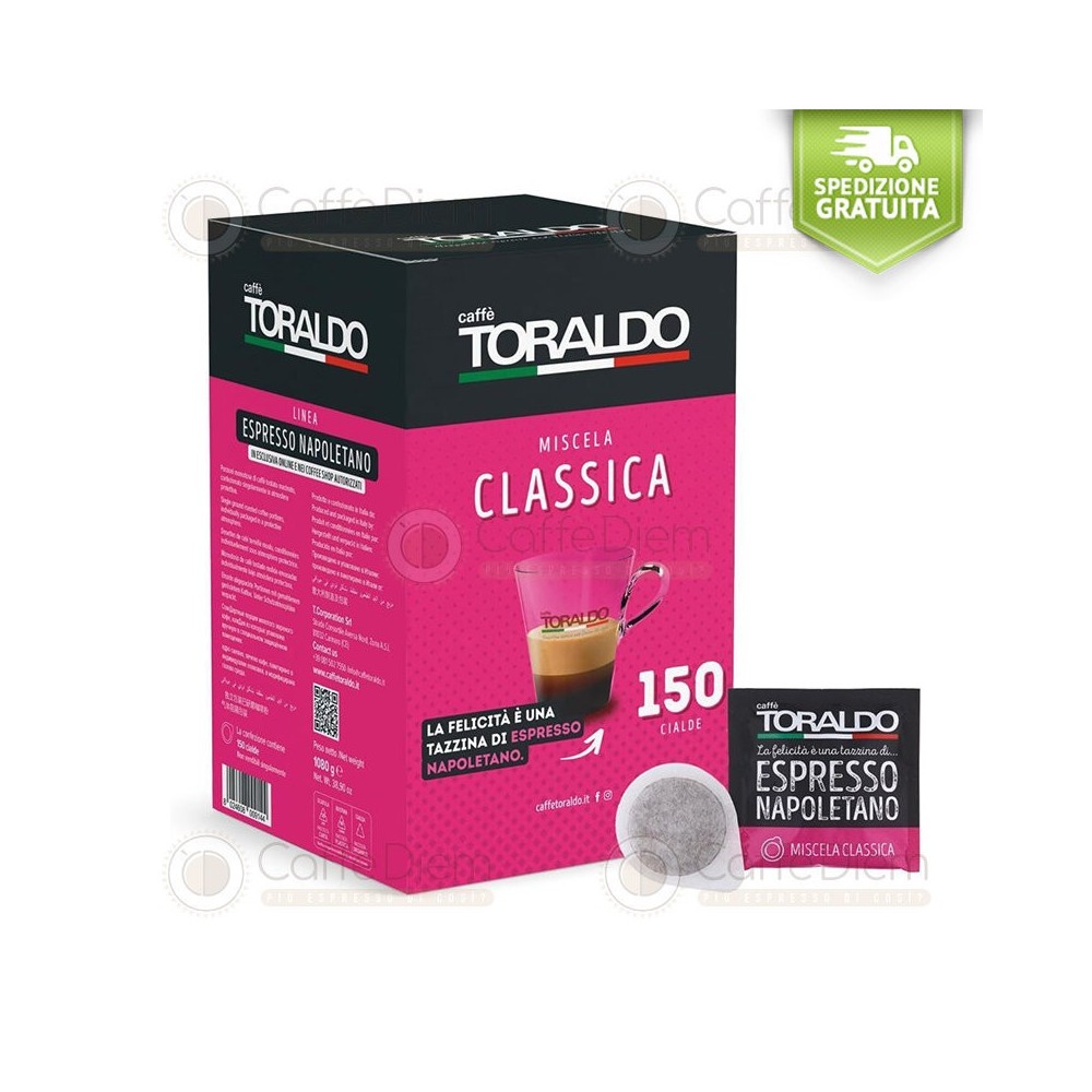 Offerta Cialde Caffè Toraldo Classica 450
