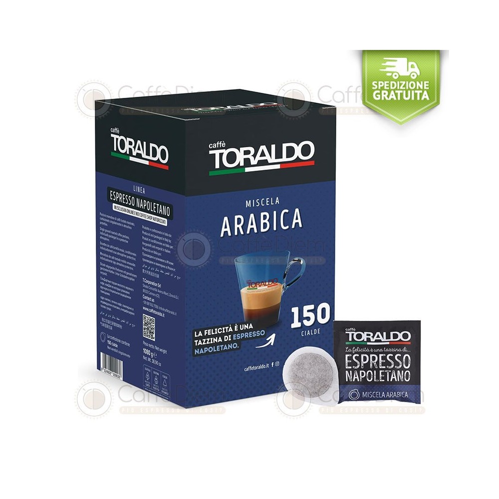Offerta Cialde Caffè Toraldo Arabica 450