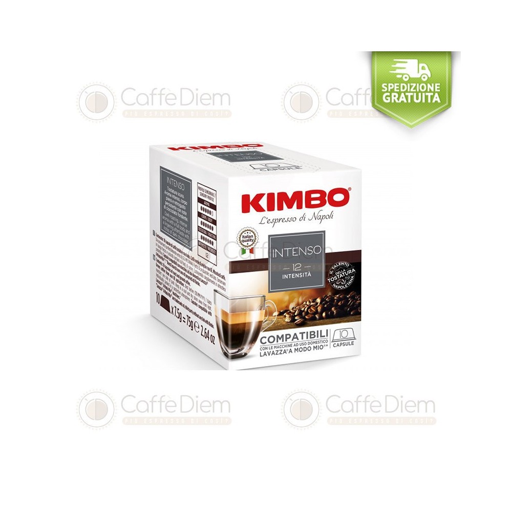 80 Capsule Compatibili Kimbo A Modo Mio INTENSO