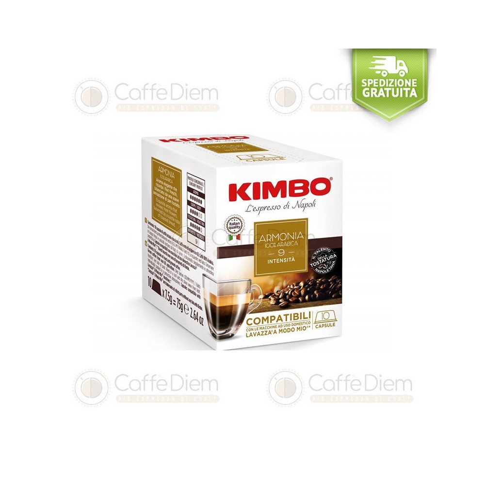 80 Capsule Compatibili Kimbo A Modo Mio ARMONIA ARABICA