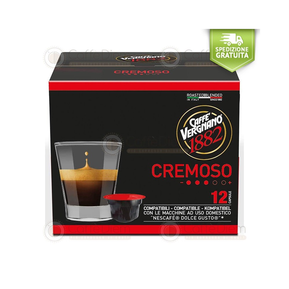 Vergnano Capsule Compatibili Dolce Gusto Cremoso 72 Capsule